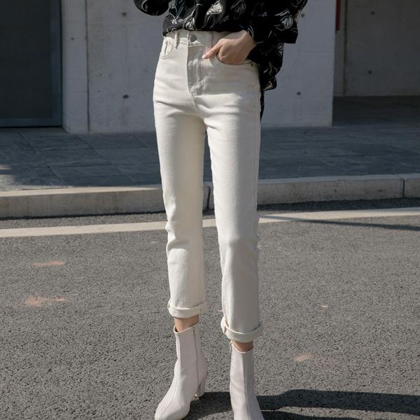 women's jeans 2021 korean version of the dongdaemun spring simple mid-waist solid color wild straight casual trousers women, Blue
women's jeans 2021 korean version of the dongdaemun spring simple mid-waist solid color wild straight casual trousers women, Blue
