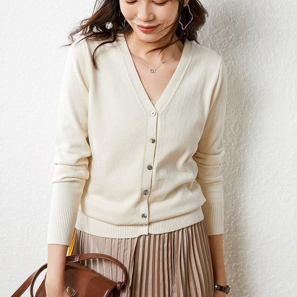 newly lady knitted cardigans spring autumn button women casual long sleeve v neck solid female sweater coat1, White
newly lady knitted cardigans spring autumn button women casual long sleeve v neck solid female sweater coat1, White