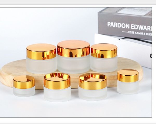 20g 30g 50g frosting cream bottle glass storge bottle cosmetic jars eye cream mask bottle with gold cover
20g 30g 50g frosting cream bottle glass storge bottle cosmetic jars eye cream mask bottle with gold cover