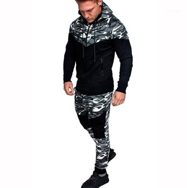 2pcs clothing sets pullover outfits mens clothing mens fashion hooded tracksuits camouflage designer panelled hoodies pants, Gray
2pcs clothing sets pullover outfits mens clothing mens fashion hooded tracksuits camouflage designer panelled hoodies pants, Gray