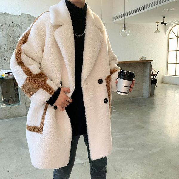 2020 winter new youth popular hong kong style lamb hair hit color thick mid-length cotton coat fashion casual m-3xl1, Black
2020 winter new youth popular hong kong style lamb hair hit color thick mid-length cotton coat fashion casual m-3xl1, Black