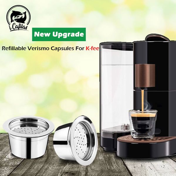 upgrade k-fee verismo for aldi expressi refillable coffee capsule pod filters stainless steel cafeteira q0109
upgrade k-fee verismo for aldi expressi refillable coffee capsule pod filters stainless steel cafeteira q0109
