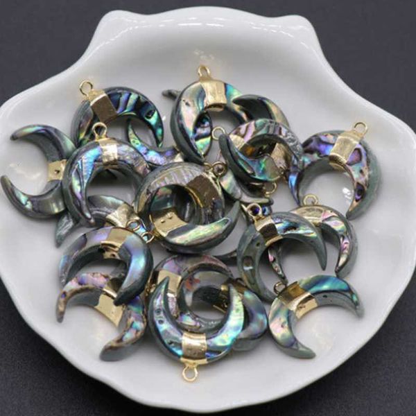 charms natural abalone shell moon shape pendant 2pcs/lot for fashion necklace earrings jewelry making accessories, Bronze;silver
charms natural abalone shell moon shape pendant 2pcs/lot for fashion necklace earrings jewelry making accessories, Bronze;silver