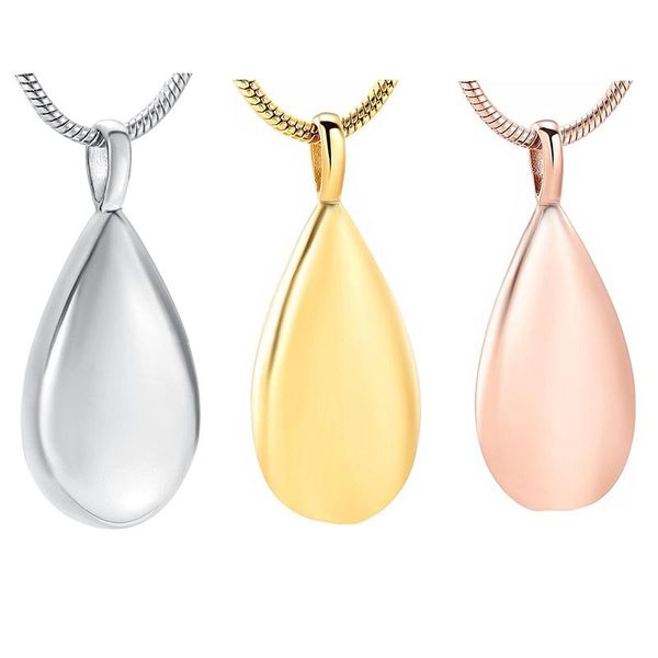 stainless steel waterdrop cremation urn necklace pendant for ashes holder 3 colors with sanke chain, Silver
stainless steel waterdrop cremation urn necklace pendant for ashes holder 3 colors with sanke chain, Silver