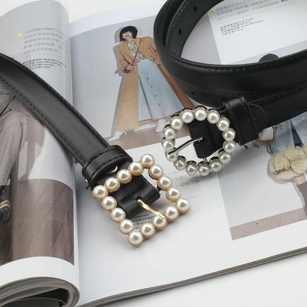 pearl ring leather belt women's fashion wild solid color belt alloy square buckle inlaid pearl decoration sweet style women, Black;brown
pearl ring leather belt women's fashion wild solid color belt alloy square buckle inlaid pearl decoration sweet style women, Black;brown