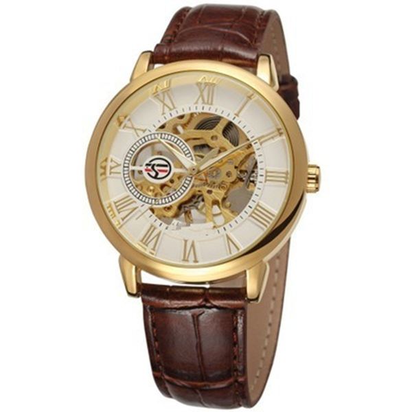 2020 fashion casual watches men and women wrist watch gold case wristwatchs automatic mechanical wrist watchs leather watchs alloy brand wa, Slivery;brown
2020 fashion casual watches men and women wrist watch gold case wristwatchs automatic mechanical wrist watchs leather watchs alloy brand wa, Slivery;brown