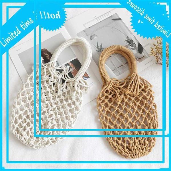 fishing woven bucket mori cotton thread hollow out handbag net pocket leisure hand carrying holiday beach bag
fishing woven bucket mori cotton thread hollow out handbag net pocket leisure hand carrying holiday beach bag