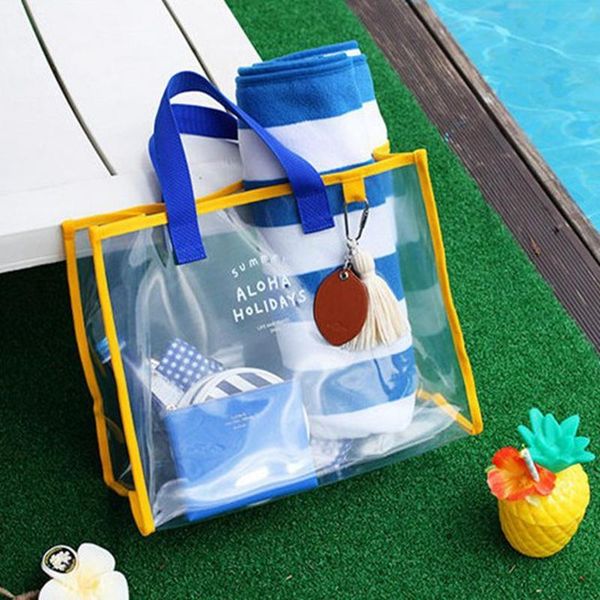 storage bags transparent pvc hand carry swimming bag portable clothing package fashion beach travel home organizer
storage bags transparent pvc hand carry swimming bag portable clothing package fashion beach travel home organizer