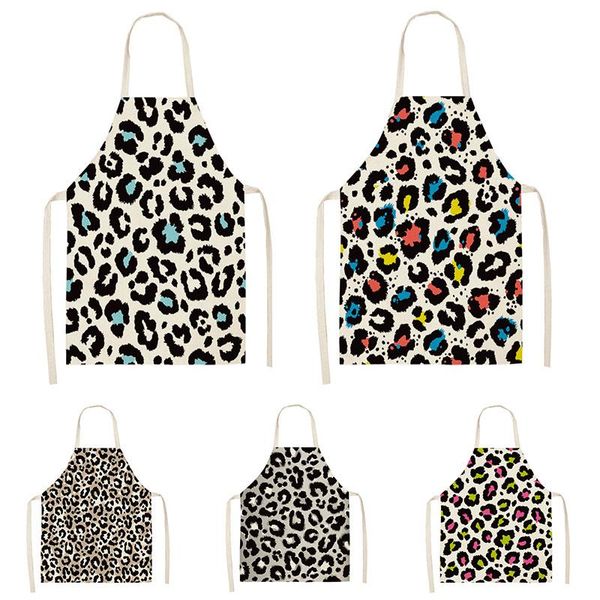 aprons leopard print flower printed sleeveless kitchen women cotton linen pinafore cooking baking waist cleaning tools 68*55cm
aprons leopard print flower printed sleeveless kitchen women cotton linen pinafore cooking baking waist cleaning tools 68*55cm