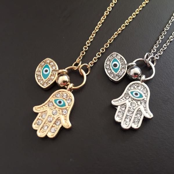 pendant necklaces gold and turkish judaica hand of fatima evil eye necklace crystal enamel jewelry for woman fashion 2021, Silver
pendant necklaces gold and turkish judaica hand of fatima evil eye necklace crystal enamel jewelry for woman fashion 2021, Silver