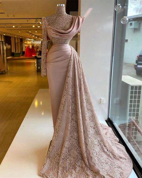 arabic long mermaid formal evening dresses one sleeve sheer lace satin beads women high neck prom party gowns robe de soriee 2021, Black;red
arabic long mermaid formal evening dresses one sleeve sheer lace satin beads women high neck prom party gowns robe de soriee 2021, Black;red