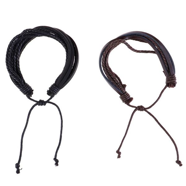 charm bracelets women men hand-woven leather bracelet multilayer wrap braided rope wristband & bangles, Golden;silver
charm bracelets women men hand-woven leather bracelet multilayer wrap braided rope wristband & bangles, Golden;silver