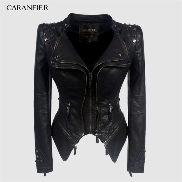 caranfier jacket women faux leather pu jacket winter autumn black motorcycle jacket outerwear gothic faux leather coat chaqueta 201223
caranfier jacket women faux leather pu jacket winter autumn black motorcycle jacket outerwear gothic faux leather coat chaqueta 201223
