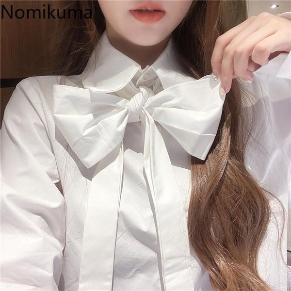 nomikuma bow tie women blouse korean causal long sleeve turn-down collar shirt 2020 autumn winter new blusas mujer 6d2441, White
nomikuma bow tie women blouse korean causal long sleeve turn-down collar shirt 2020 autumn winter new blusas mujer 6d2441, White