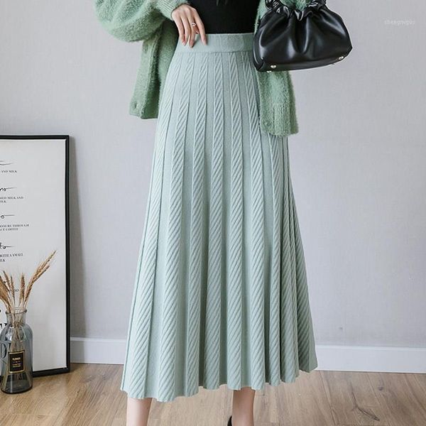 2019 autumn winter new korean version pleated skirt empire casual large swing knitted skirt solid high waist a-lien1, Black
2019 autumn winter new korean version pleated skirt empire casual large swing knitted skirt solid high waist a-lien1, Black