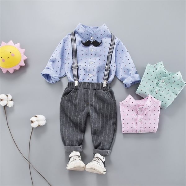 baby spring and autumn clothes gentleman style male baby clothes suit shirt bib pants children's bib two-piece y200323, White
baby spring and autumn clothes gentleman style male baby clothes suit shirt bib pants children's bib two-piece y200323, White