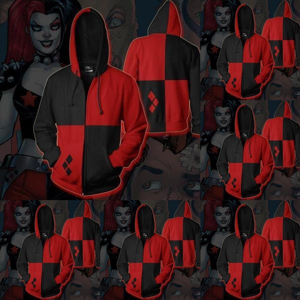 wiilx 2019 new dc clown women's 3d cosplay 2019 new dc sweater clown women's cartoon qkwmm 3d cartoon cosplay sweater, Black
wiilx 2019 new dc clown women's 3d cosplay 2019 new dc sweater clown women's cartoon qkwmm 3d cartoon cosplay sweater, Black