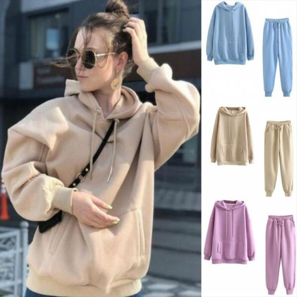 cotton 2 pieces sets women tracksuit fleece hoodie sweatshirts winter clothes casual sport suit womens sport outfits moda 2021, Gray
cotton 2 pieces sets women tracksuit fleece hoodie sweatshirts winter clothes casual sport suit womens sport outfits moda 2021, Gray