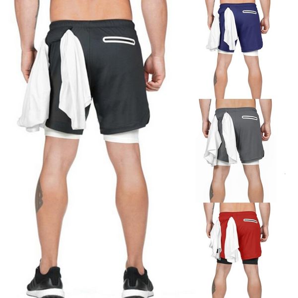 men's 2 in 1 sports summer cool boys casual athletic running gym short jogging trousers plus size quick drying shorts, White;black
men's 2 in 1 sports summer cool boys casual athletic running gym short jogging trousers plus size quick drying shorts, White;black