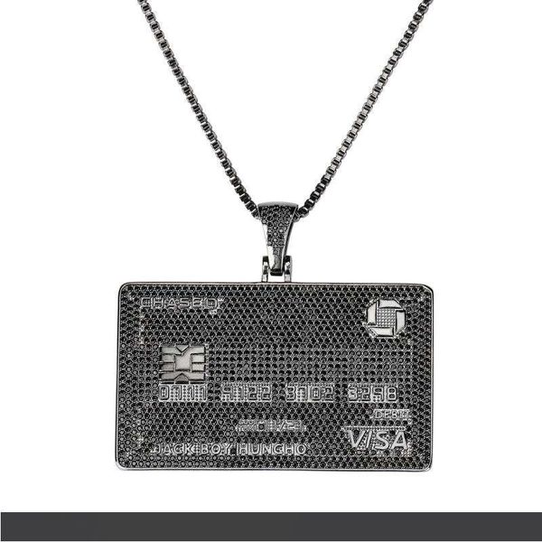 iced out VISA card pendant necklaces for men women luxury designer bling diamond credit card pendant gold silver black bank cards jewelry
iced out VISA card pendant necklaces for men women luxury designer bling diamond credit card pendant gold silver black bank cards jewelry