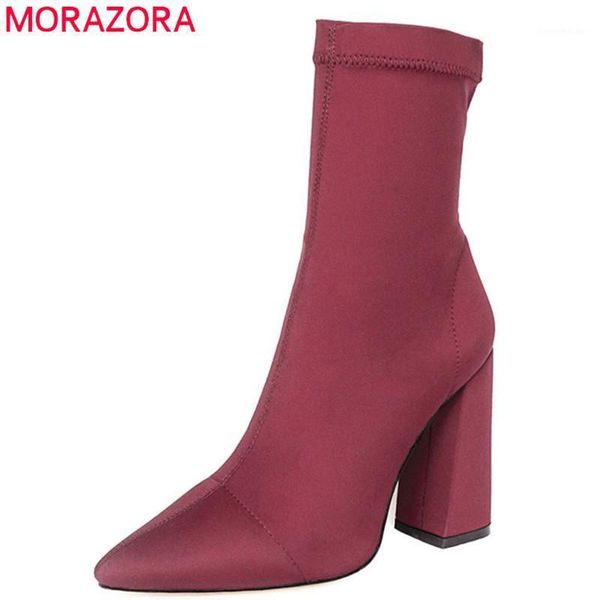 boots morazora 2021 fashion stretch solid colors autumn ankle slip on classic high heels dress party shoes woman1, Black
boots morazora 2021 fashion stretch solid colors autumn ankle slip on classic high heels dress party shoes woman1, Black