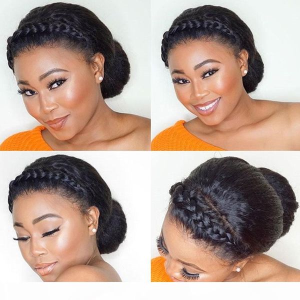 indian virgin human hair wigs natural color glueless kinky straight 360 lace frontal wig natural color for women, Black;brown
indian virgin human hair wigs natural color glueless kinky straight 360 lace frontal wig natural color for women, Black;brown