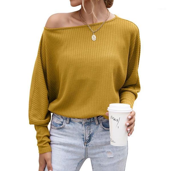 spring autumn slash neck t-shirts women long sleeve t shirt off shoulder casual loose solid tee 1, White
spring autumn slash neck t-shirts women long sleeve t shirt off shoulder casual loose solid tee 1, White