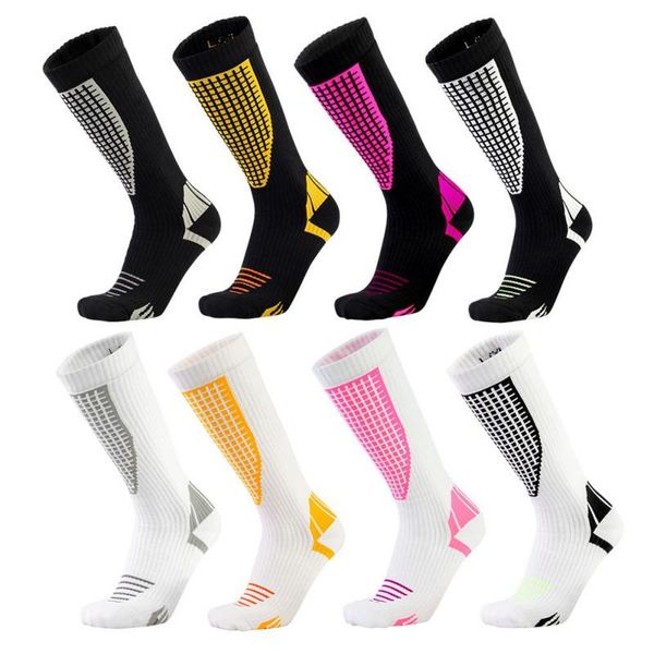long tube socks casual style anti-sweat breathable windproof compression hosiery winter skiing running footwear accessories, Black 
long tube socks casual style anti-sweat breathable windproof compression hosiery winter skiing running footwear accessories, Black