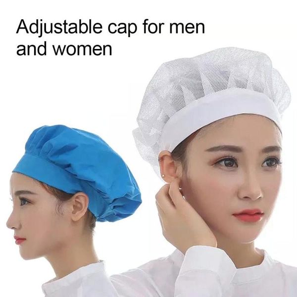 wide brim hats elastic mesh caps cafe bar kitchen restaurant el bakery waiter chef work wear men women breathable workshop, Blue;gray
wide brim hats elastic mesh caps cafe bar kitchen restaurant el bakery waiter chef work wear men women breathable workshop, Blue;gray