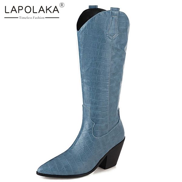 lapolaka hot sale 2020 plus размер 48 камень шаблон толстые каблуки середины икры сапоги острым носом скольжения на knight boots женщина обу, Black
lapolaka hot sale 2020 plus размер 48 камень шаблон толстые каблуки середины икры сапоги острым носом скольжения на knight boots женщина обу, Black