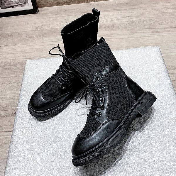boots 2021 women's black socks winter lace up ankle for women round head warm plush rubber fashion ladies short1
boots 2021 women's black socks winter lace up ankle for women round head warm plush rubber fashion ladies short1