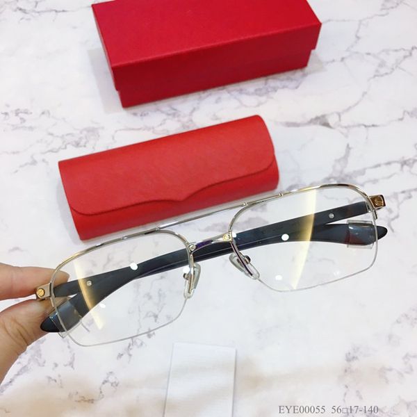 new ale caeye00055 men business halfrim elastic-temple glasses frame 56-17-140 metal rim+wooden leg for prescription fullrim box
new ale caeye00055 men business halfrim elastic-temple glasses frame 56-17-140 metal rim+wooden leg for prescription fullrim box