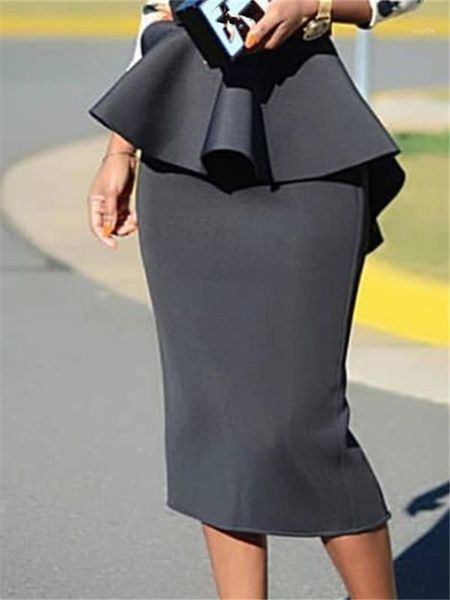 women bodycon pencil skirt high waist slim ruffles modest package hip tight classy saias jupes falads elegant office work wear1, Black
women bodycon pencil skirt high waist slim ruffles modest package hip tight classy saias jupes falads elegant office work wear1, Black