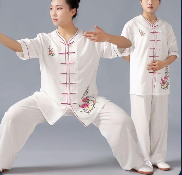 women spring&summer embroidery flowers cotton&linen martial arts suits taiji wushu clothing tai chi uniforms, White;black
women spring&summer embroidery flowers cotton&linen martial arts suits taiji wushu clothing tai chi uniforms, White;black