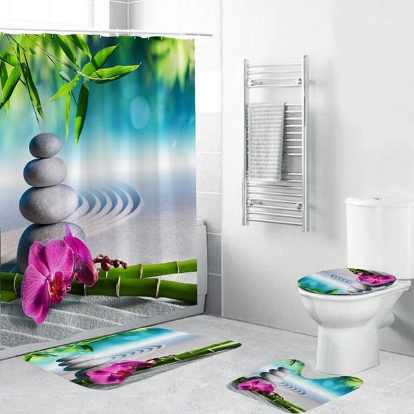 dafeild bathroom set with shower curtain relaxation bamboos stones bath mat contour mat toilet lid cover1
dafeild bathroom set with shower curtain relaxation bamboos stones bath mat contour mat toilet lid cover1