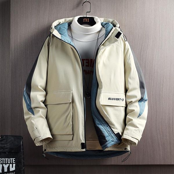 2020 new winter fashion patchwork hooded windbreaker parka coat men thicken warm jacket m-4xl, Black
2020 new winter fashion patchwork hooded windbreaker parka coat men thicken warm jacket m-4xl, Black