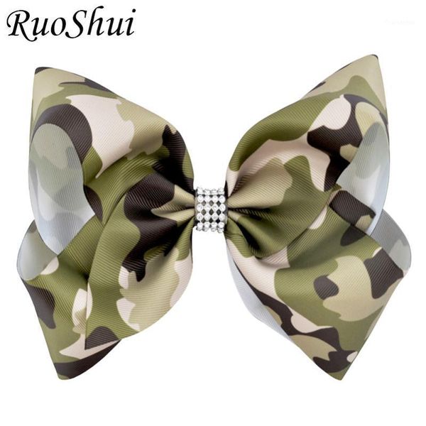 8 inch large camouflage rainbow grosgrain ribbon hair bow luxury rhinestone girls hair accessories for girls women clips1, Slivery;white
8 inch large camouflage rainbow grosgrain ribbon hair bow luxury rhinestone girls hair accessories for girls women clips1, Slivery;white