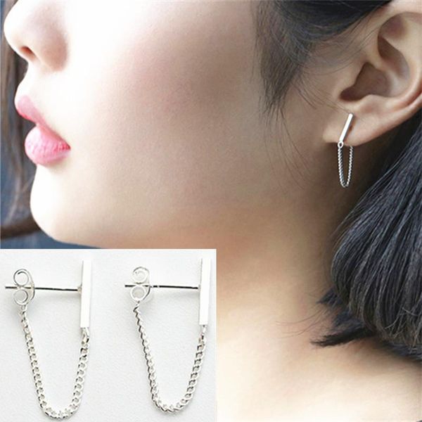 stud kpop dna korean v 2pcs/lot 2021 punk minimalist word earrings rod earpins ear plug chain for men and women, Golden;silver
stud kpop dna korean v 2pcs/lot 2021 punk minimalist word earrings rod earpins ear plug chain for men and women, Golden;silver