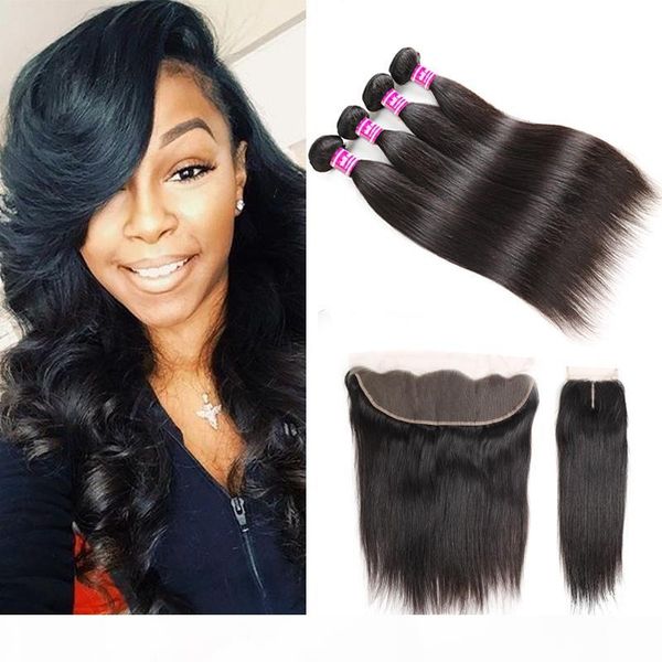 8a brazilian virgin hair weaves straight human hair bundles with closures straight wefts with frontal accessories remy hair extensions, Black
8a brazilian virgin hair weaves straight human hair bundles with closures straight wefts with frontal accessories remy hair extensions, Black