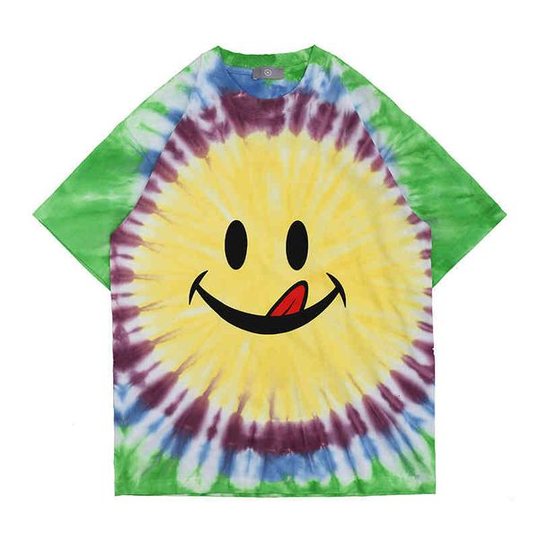 men's t-shirts spring and summer fashion br smiling face print personalized tie dye loose short sleeve t-shirt for men women 7sup, White;black
men's t-shirts spring and summer fashion br smiling face print personalized tie dye loose short sleeve t-shirt for men women 7sup, White;black