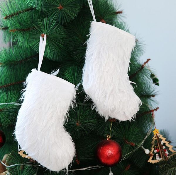23*12cm christmas stocking patchwork socks xmas candy gifts bag purse storage packing decoration boutique white plush christmas f102108
23*12cm christmas stocking patchwork socks xmas candy gifts bag purse storage packing decoration boutique white plush christmas f102108