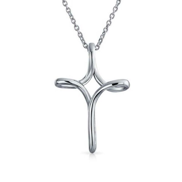 fashion 925 sterling silver plated infinity twist looped cross pendant necklace for women plain polished 17 inch chain
fashion 925 sterling silver plated infinity twist looped cross pendant necklace for women plain polished 17 inch chain