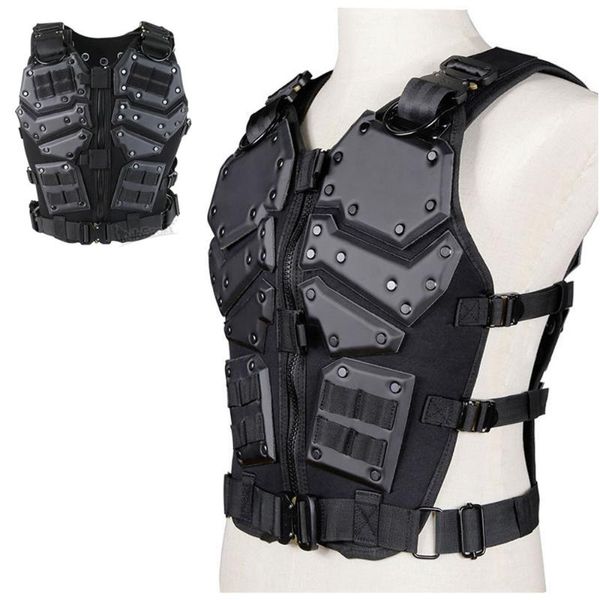 hunting jackets tactical vest eva protective clothing multifunctional with molle system paintball combat, Camo;black
hunting jackets tactical vest eva protective clothing multifunctional with molle system paintball combat, Camo;black
