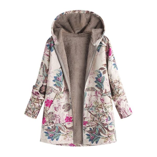 woman jacket winter coat women warm outwear floral print hooded pockets long sleeve vintage oversize ladies thick coats #bl2 201126, Black;brown
woman jacket winter coat women warm outwear floral print hooded pockets long sleeve vintage oversize ladies thick coats #bl2 201126, Black;brown