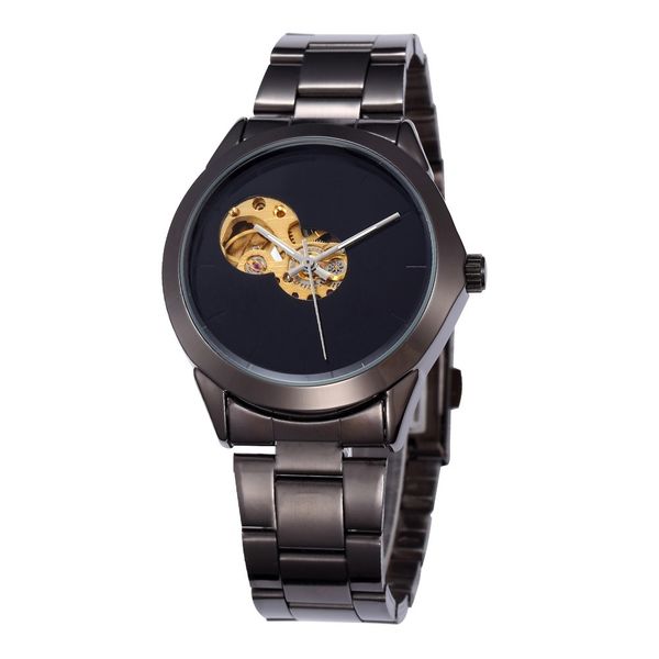 female clock hollow skeleton mechanical designer luxury stainless steel bracelet wrist women watch automatic ladies wristwatches, Slivery;brown
female clock hollow skeleton mechanical designer luxury stainless steel bracelet wrist women watch automatic ladies wristwatches, Slivery;brown