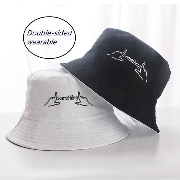 cloches double sided wear finger something embroidery panama bucket hat men women summer cap hip hop fisherman f011, Blue;gray
cloches double sided wear finger something embroidery panama bucket hat men women summer cap hip hop fisherman f011, Blue;gray