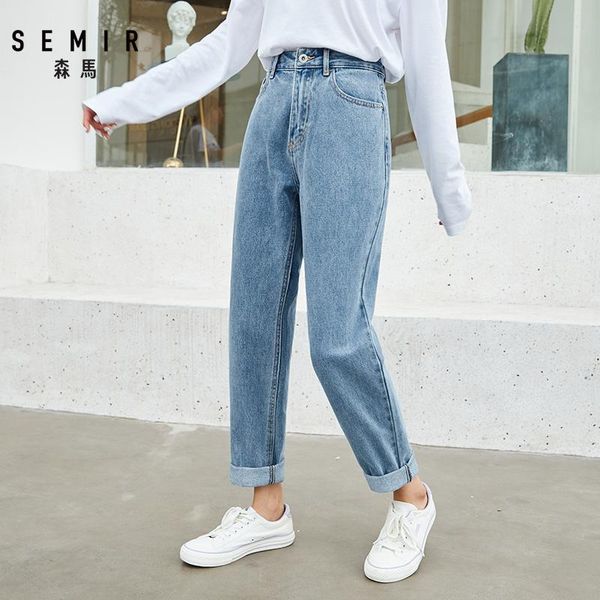 semir jeans women summer loose straight pants white pants 2020 new high waist thin trendy old-father jeans, Blue
semir jeans women summer loose straight pants white pants 2020 new high waist thin trendy old-father jeans, Blue