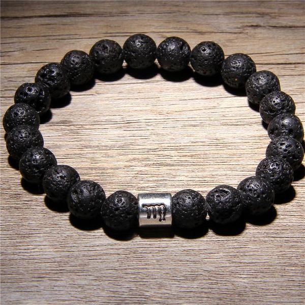 men 12 constellations zodiac natural volcanic lava stone beads diffuser charm bracelet man woman jewelry black lava bracelets
men 12 constellations zodiac natural volcanic lava stone beads diffuser charm bracelet man woman jewelry black lava bracelets