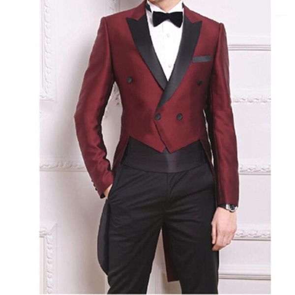 new tailcoat burgundy suits for mens weddings vogue groom tuxedos double breasted man party prom wears(jacket pants bow)1, White;black
new tailcoat burgundy suits for mens weddings vogue groom tuxedos double breasted man party prom wears(jacket pants bow)1, White;black
