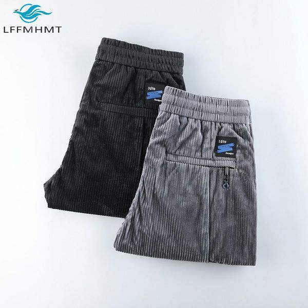 men spring autumn corduroy japan style solid color casual trouser male elastic waist drawstring simple ankle length cotton pants, Black
men spring autumn corduroy japan style solid color casual trouser male elastic waist drawstring simple ankle length cotton pants, Black